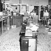 Inside Cooper Office Equipment in 1956. Agnes Cooper is on the left side and daughter Lois (Cooper) Lavelle is on the right side. 